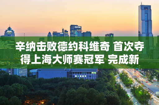 辛纳击败德约科维奇 首次夺得上海大师赛冠军 完成新旧过渡