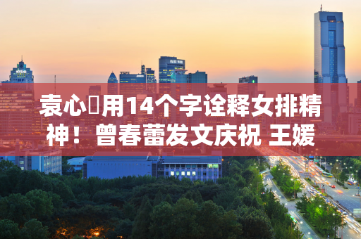 袁心玥用14个字诠释女排精神！曾春蕾发文庆祝 王媛媛总结比赛成绩