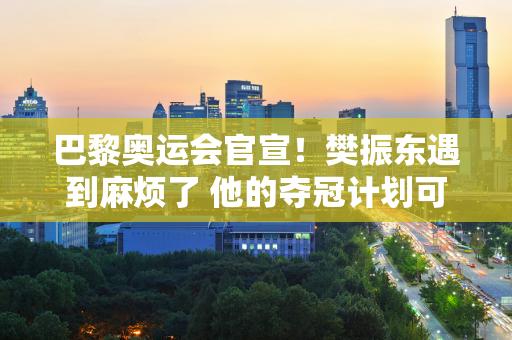 巴黎奥运会官宣！樊振东遇到麻烦了 他的夺冠计划可能会泡汤 刘国梁什么都不怕