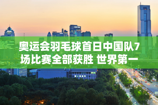 奥运会羽毛球首日中国队7场比赛全部获胜 世界第一石宇奇“不卑不亢”