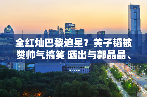 全红灿巴黎追星？黄子韬被赞帅气搞笑 晒出与郭晶晶、谷爱凌的合影